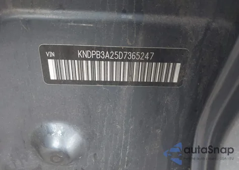 2013 Kia Sportage Lx из США, поврежденный, VIN KNDPB3A25D7365247